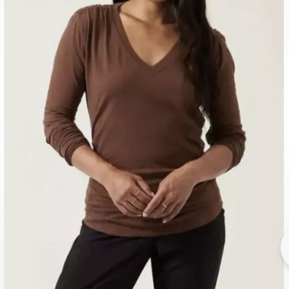 Athleta Outbound V-Neck Top